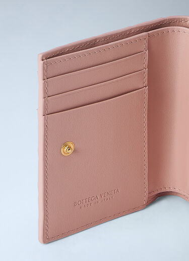 LN-CC® - Bottega Veneta: Intrecciato Small Bi-Fold Wallet - Pink Bottega Veneta Intrecciato Small Bi-Fold Wallet Pink bov0266026