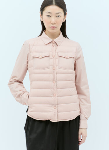 Moncler Grenoble Averau Down Shacket Pink mog0255006