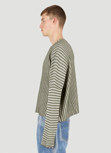 Eckhaus Latta Keyboard Dolman Sweater Grey eck0149007