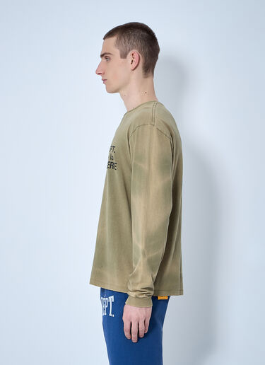 Gallery Dept. French Logo Print T-Shirt Green gdp0160020