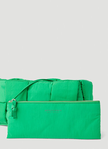 Bottega Veneta 衬垫 Tech Cassette 斜挎包 绿 bov0145002