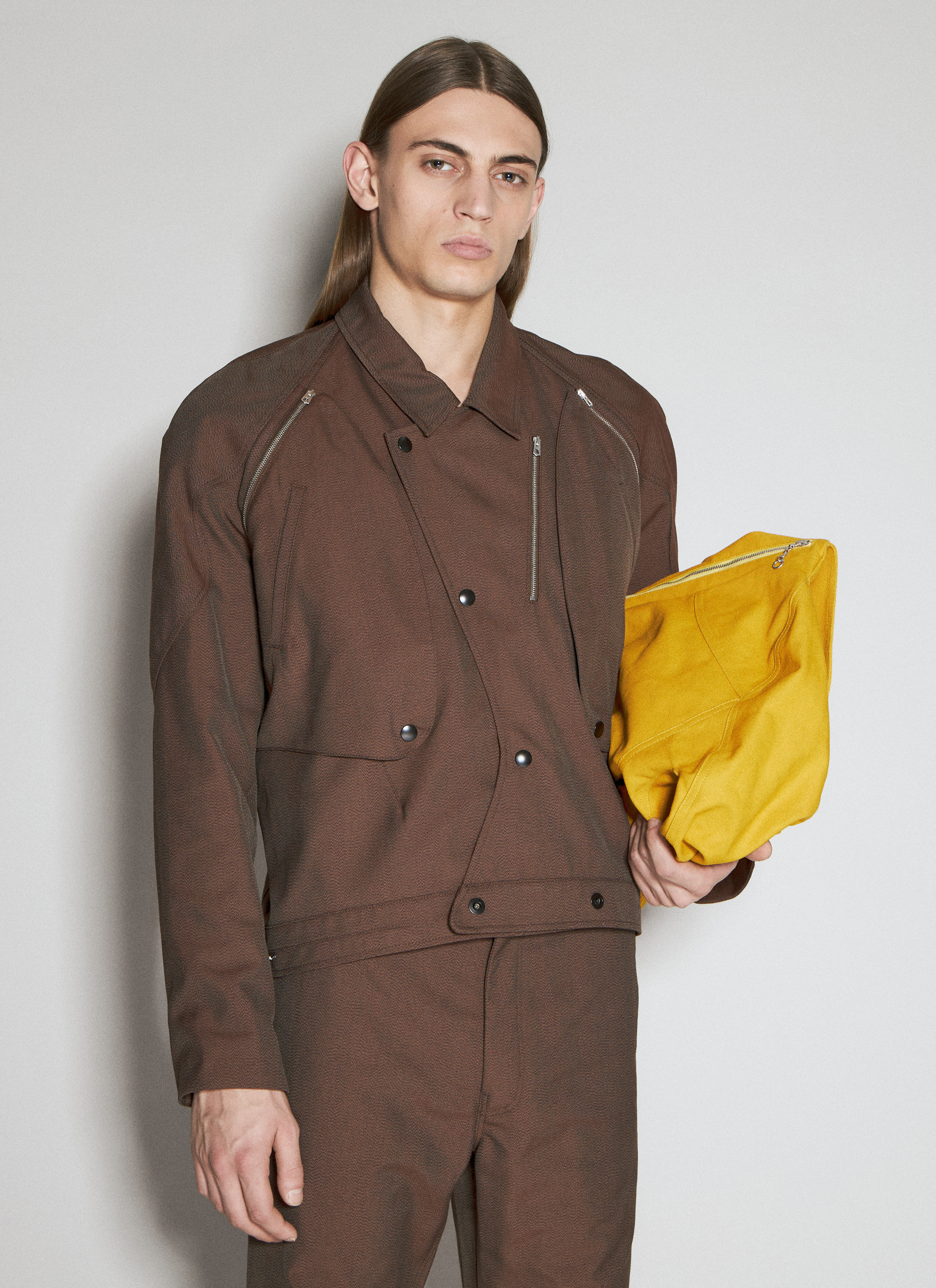 Kiko Kostadinov Deultum Crossbody Bag en Yellow pour homme | LN-CC®