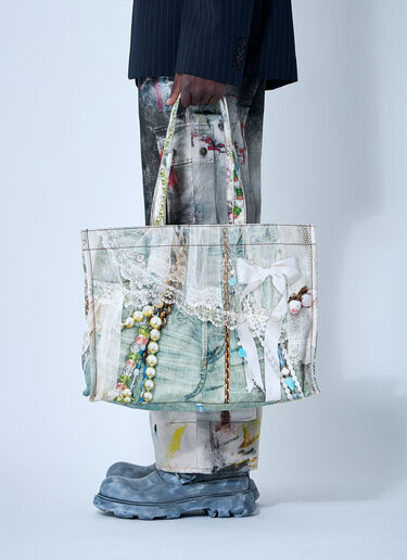 徽标印花托特包  Acne Studios 徽标印花托特包  绿色 acn0162047