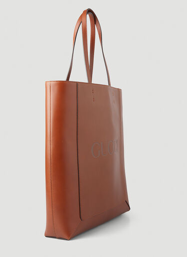 Gucci 로고 엠보싱 토트 백 브라운 guc0247227