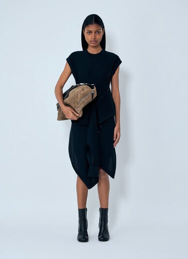 Lemaire Sleeveless Buttoned Top Black lem0264016