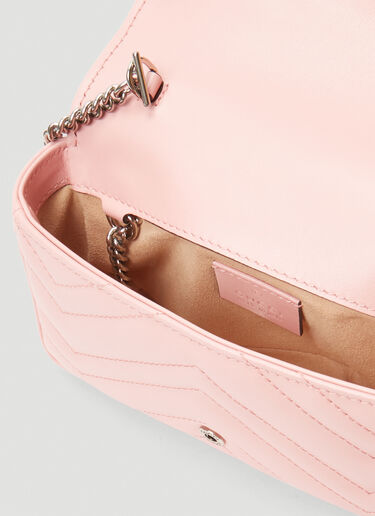 Gucci GG Marmont Mini Shoulder Bag Pink guc0241136
