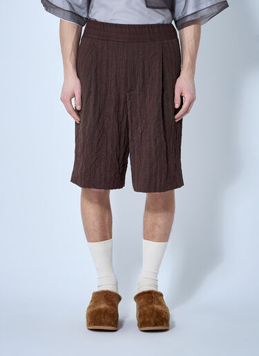 Dries Van Noten Crinkle Shorts Brown dvn0160017