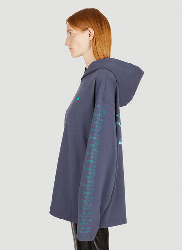 Acne Studios Lightening Tree Hooded Sweatshirt Blue acn0247001