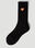 Burberry Pile Socks Black bur0149107