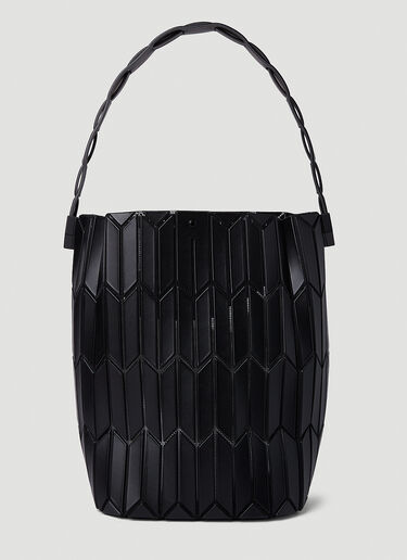 Bao Bao Issey Miyake Matte Bucket Handbag Black bao0251001