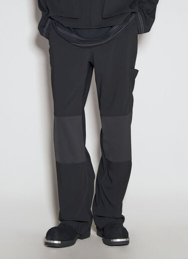 MM6 Maison Margiela 绉纱工装裤 黑色 mmm0155007