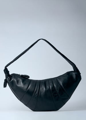 Lemaire Large Croissant Shoulder Bag Black lem0360007