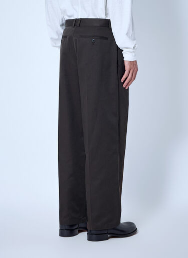 The Row Nesper Wide-Leg Drill Pants Brown row0166002