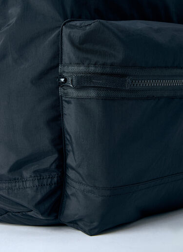 Stone Island Nylon Backpack with Front Zip Pocket Black sto0165083