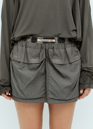 Diesel O-Misis 미니스커트  그레이 dsl0257021