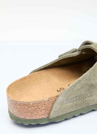 Birkenstock Boston Mules Green brk0156003