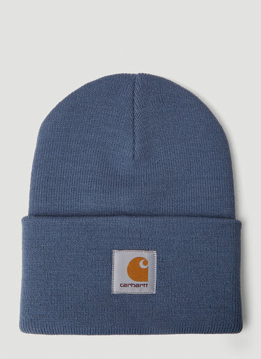 Carhartt WIP 로고 패치 비니 햇 블루 wip0351016