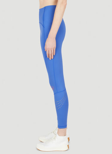 adidas by Stella McCartney 트루퍼포즈 로고 레깅스 블루 asm0248016