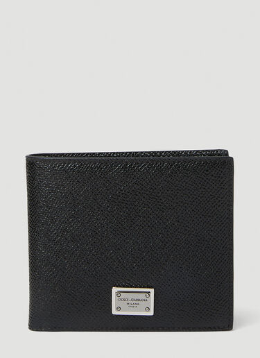 Dolce & Gabbana Logo Plaque Wallet Black dol0151016