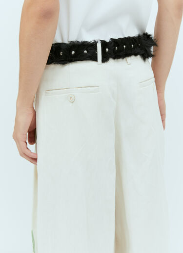 Dries Van Noten Pony Hair Belt Black dvn0154044