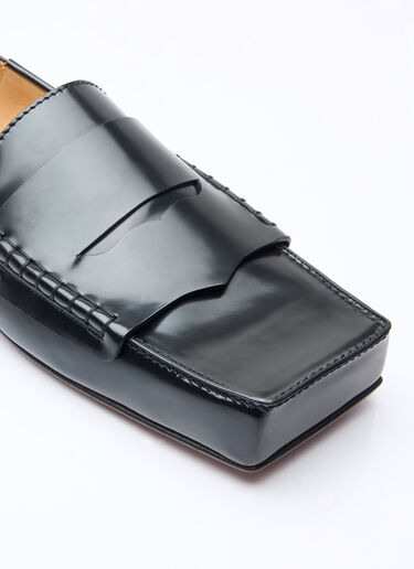 Jacquemus Les Mocassins Carré Loafers Black jac0158017