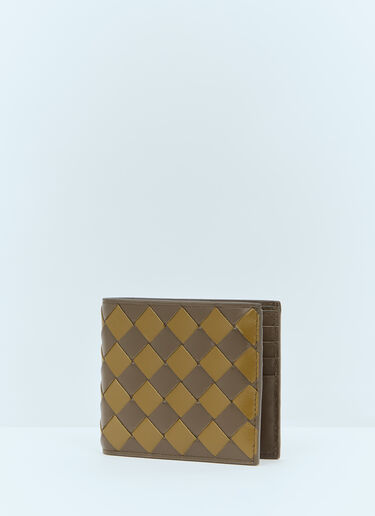Bottega Veneta Intrecciato Bi-Fold Wallet Khaki bov0158021