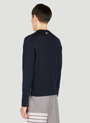 4 Bar Sweater Thom Browne 4 Bar Sweater Navy thb0151006