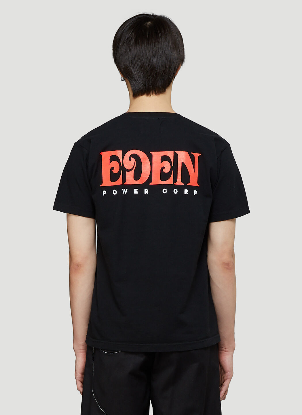 新しい到着 Eden Power LN-CC | Black in T-Shirt Logo Recycled Corp トップス
