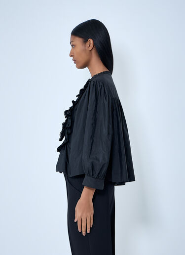 Chloé Ruffled Detail Blouse Black chl0263015