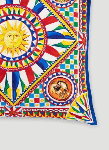 Dolce & Gabbana Casa Canvas Cushion small Multicoloured wps0690031