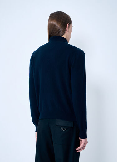 Miu Miu Cashmere Polo Sweater Black miu0359002
