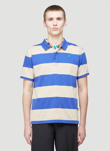 Heaven by Marc Jacobs Tiny Teddy Striped Polo Shirt Blue hvn0344022