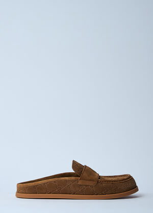 Miu Miu Sabot With Double G Mules Green miu0260045