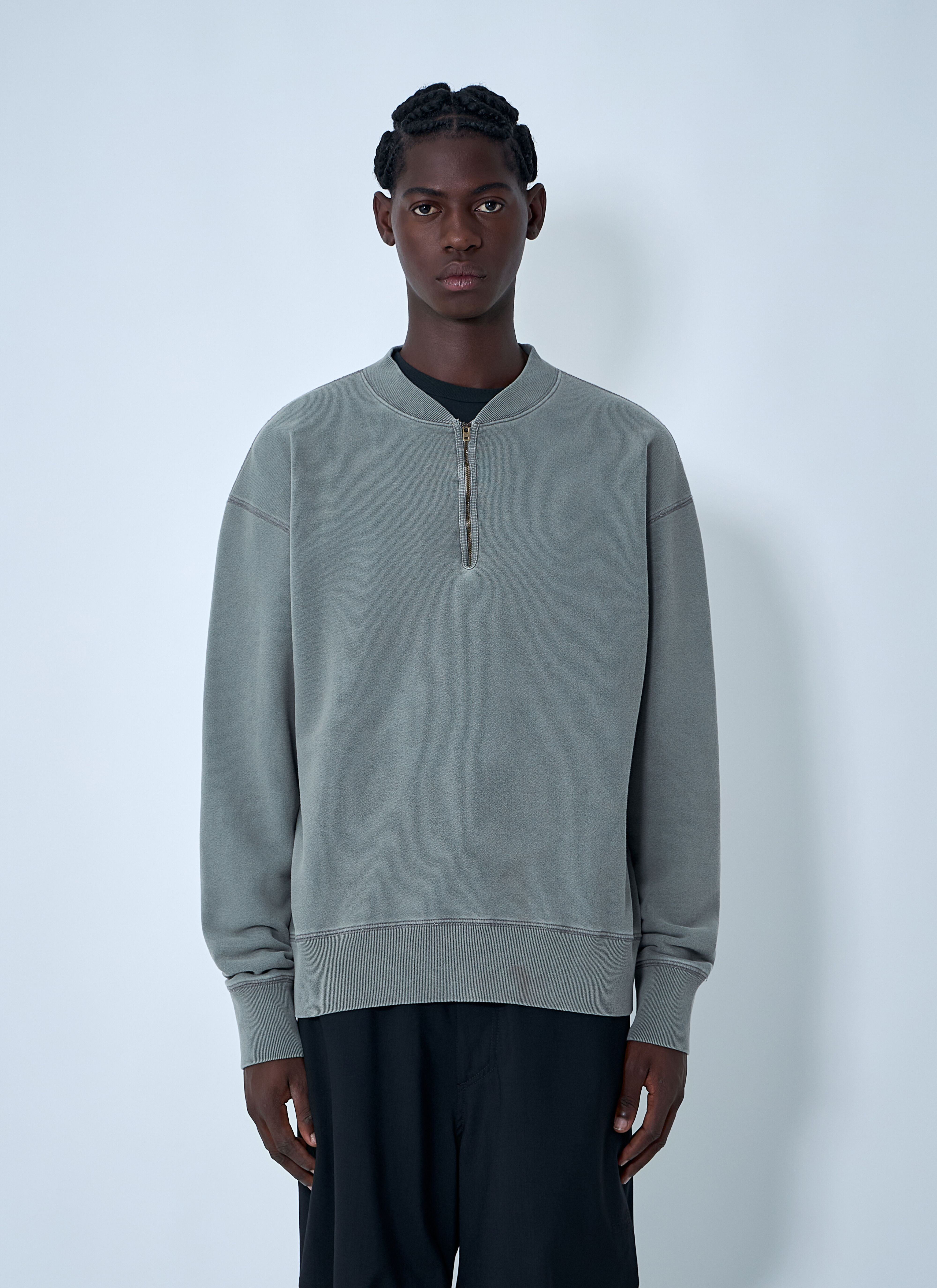 Maison Margiela Men's' Zip-Up Sweatshirt in Grey | LN-CC®