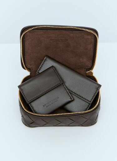 Bottega Veneta イントレチャート ジュエリーケース ブラウン bov0254016