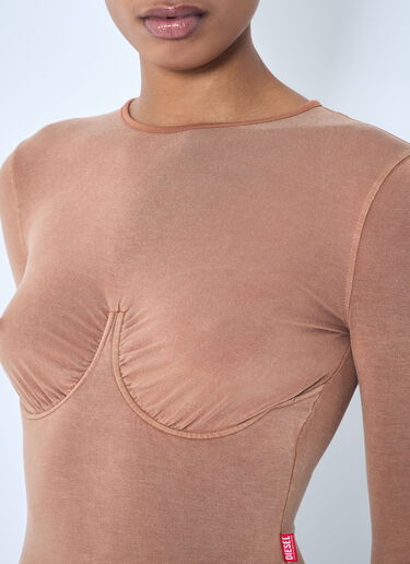 Diesel T-Finne-Q2 Bodysuit Beige dsl0259016