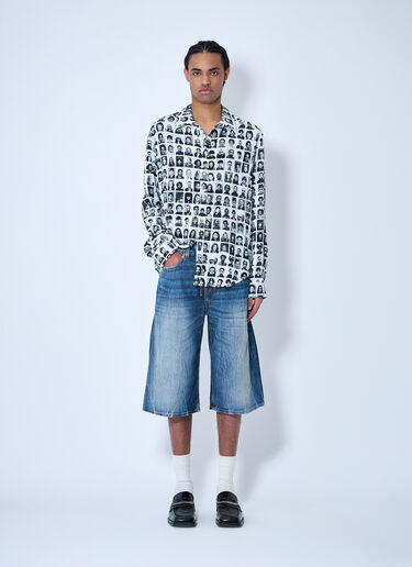 Martine Rose Printed Shirt White mtr0159012
