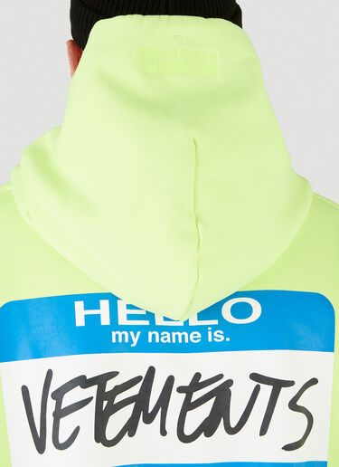 Vetements My Name Is 运动衫 黄 vet0146014