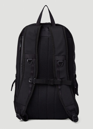 7 Moncler FRGMT Hiroshi Fujiwara 徽标印花双肩包 黑色 mfr0151012