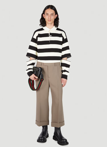 Gucci 短款阔腿裤 灰色 guc0152066