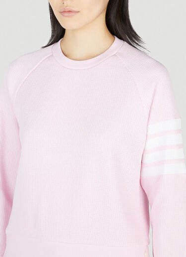 Thom Browne Four Bar Sweatshirt Pink thb0251011