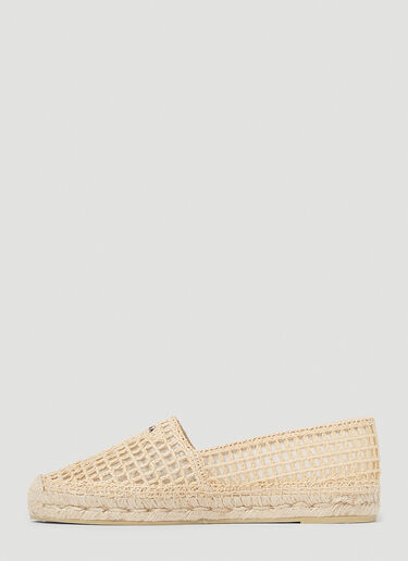 Prada Logo Espadrilles Beige pra0252068