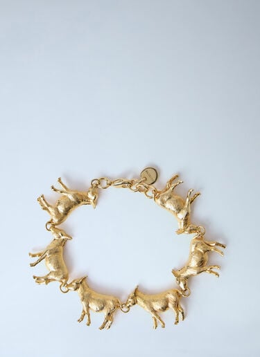 Jacquemus The Ânes Bracelet Gold jac0264032