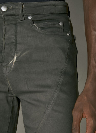 Rick Owens 渐变色弹力长裤  米色 ric0154004