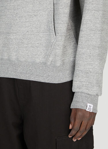 Human Made Logo Print Hooded Sweatshirt Grey hmd0152012