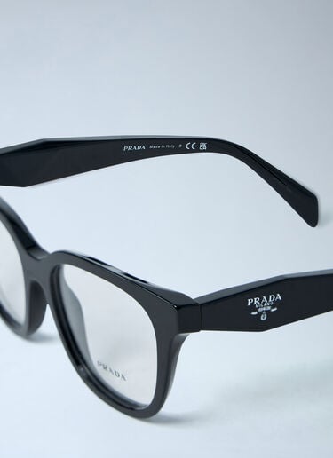 Acetate Square Frame Glasses Prada Acetate Square Frame Glasses Black lpr0362005