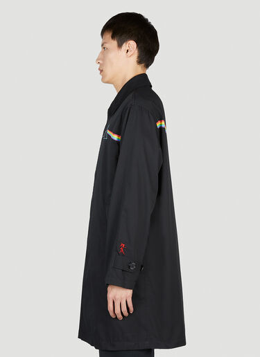 UNDERCOVER Graphic Print Coat Black und0152012