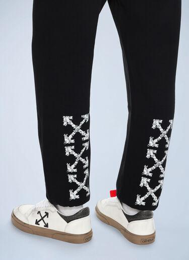 LN-CC® - Off-White: Heraldic Arrow Cuffed Sweatpant - Black Off-White Heraldic Arrow Cuffed Sweatpant Black ofw0164114