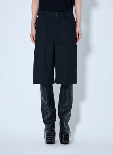 LN-CC® - Rick Owens: Work Shorts - Black Rick Owens Work Shorts Black ric0265021
