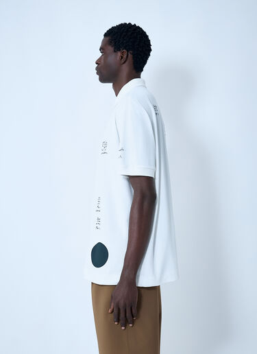 Lacoste Logo Motif Polo Shirt White lac0162004